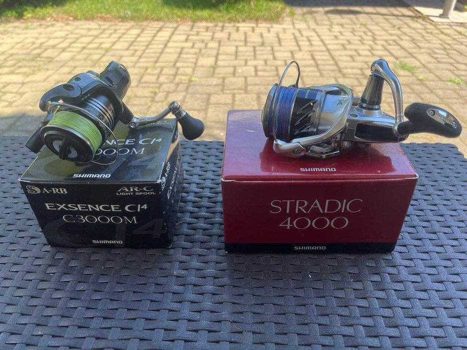 Shimano Exsence, Shimano Stradic, Daiwa Zillion TW HD