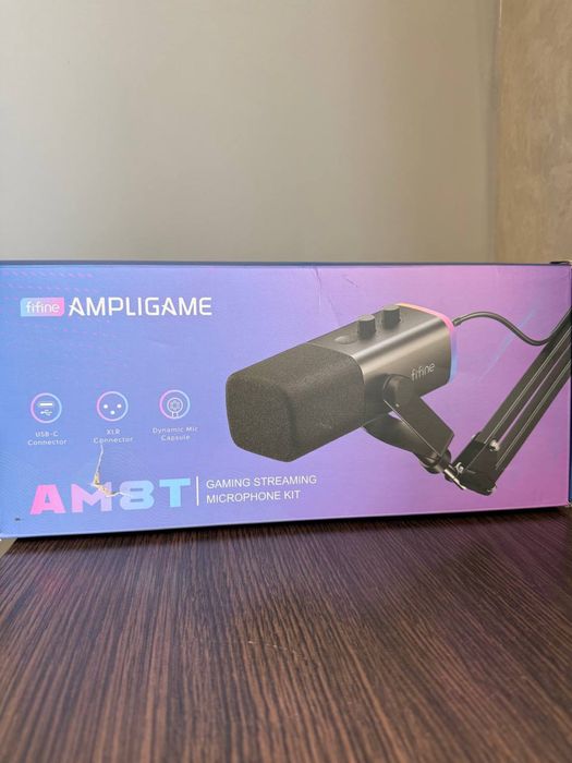 FIFINE AM8T мікрофон USB/XLR для стріму, подкасту,блогерів YouTube, ПК
