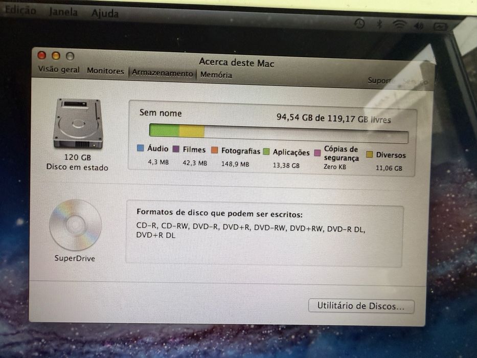 MacBook Branco Intel Core Duo 2GB RAM Para Venda447245376910141442