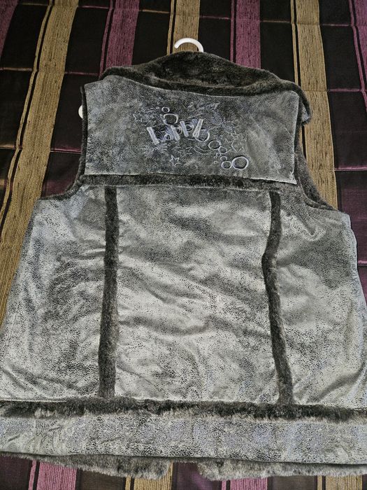 Casaco sem mangas, colete pêlo, marca Desigual