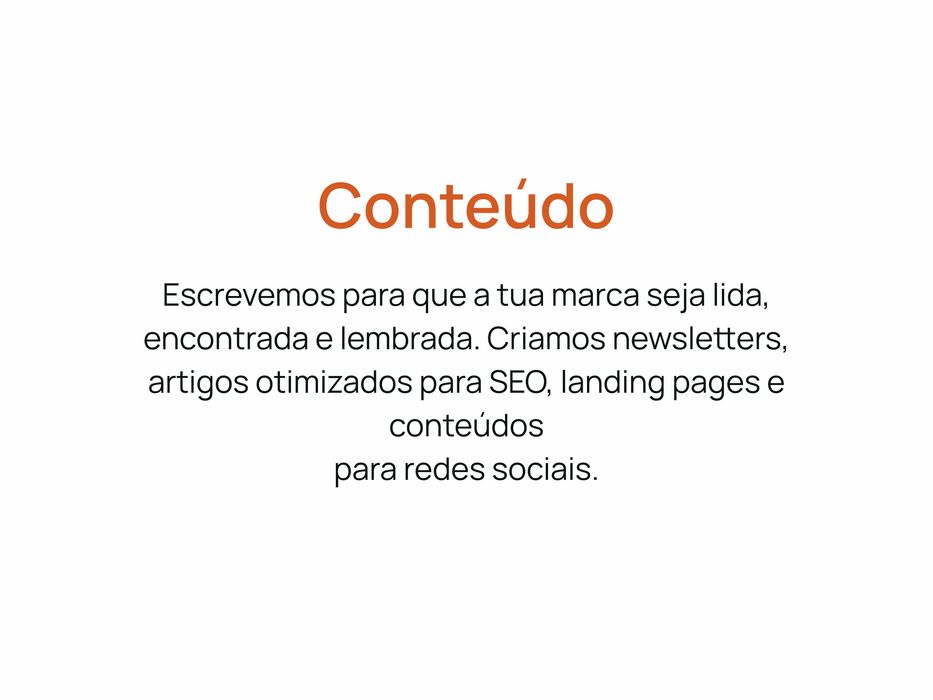 Serviços de Marketing e Comunicação Digital