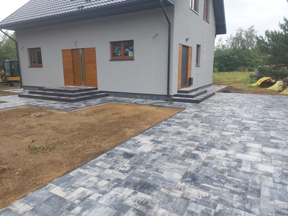 Układanie kostki brukowej, Usługi brukarskie, Odwodnienie