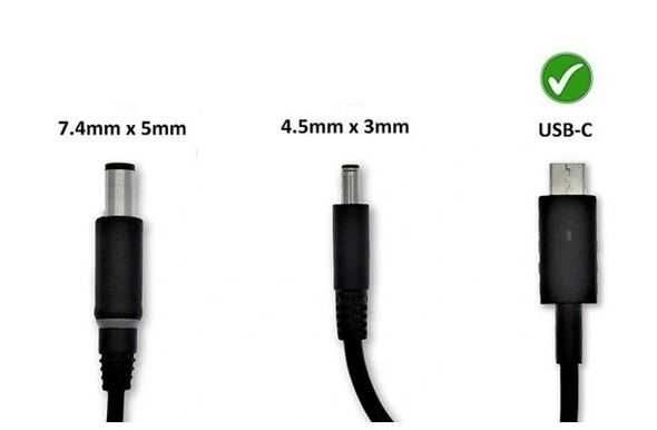 Carregador original Dell 90W USB-C Dell (novo)