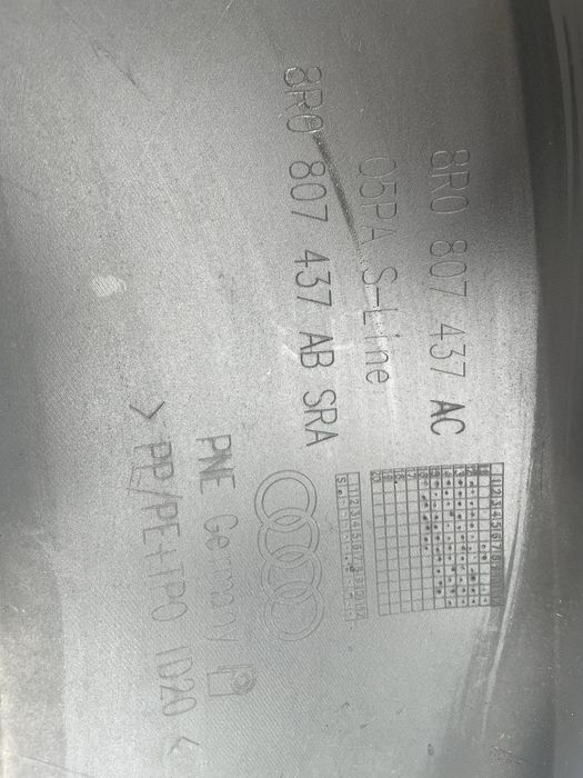 Бампер Audi Q5 S-Line