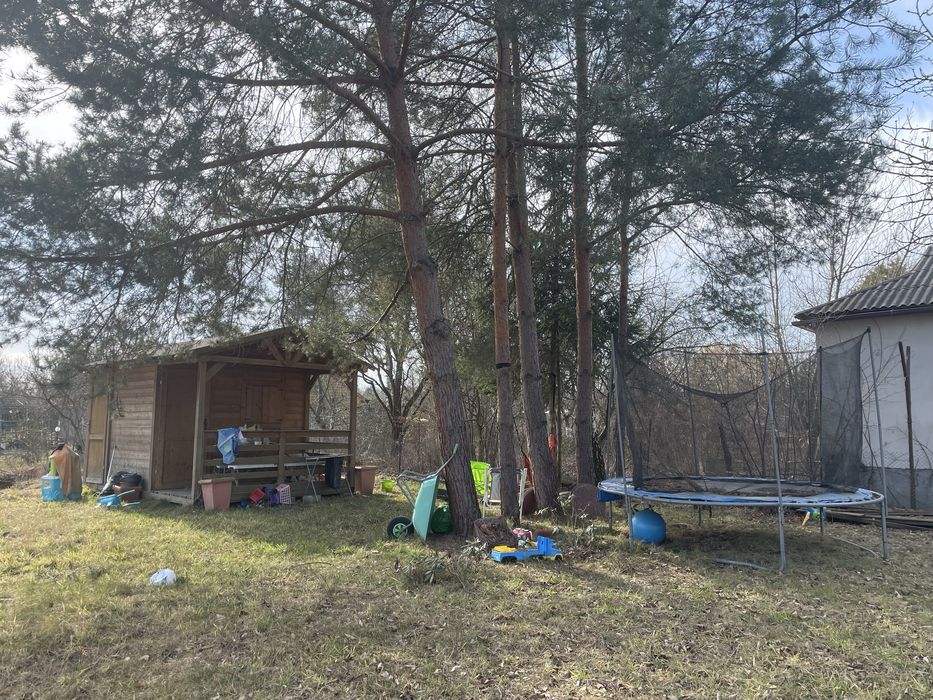 Działka ROD Lotnik ul. Strachowicka koło lotniska 350m