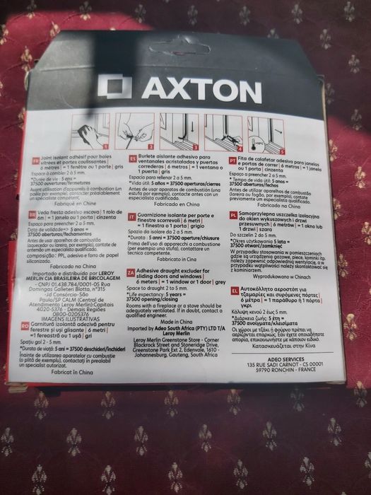 Window, awning, etc. sealing tapes64584626792577123