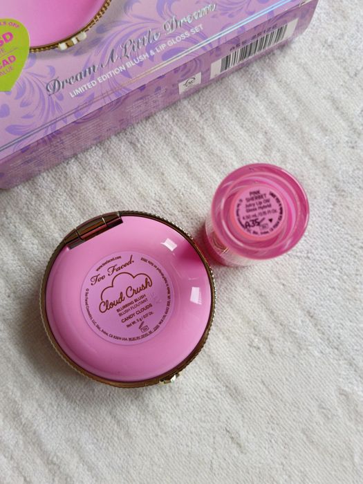 Too Faced Blush & Lip Gloss Set