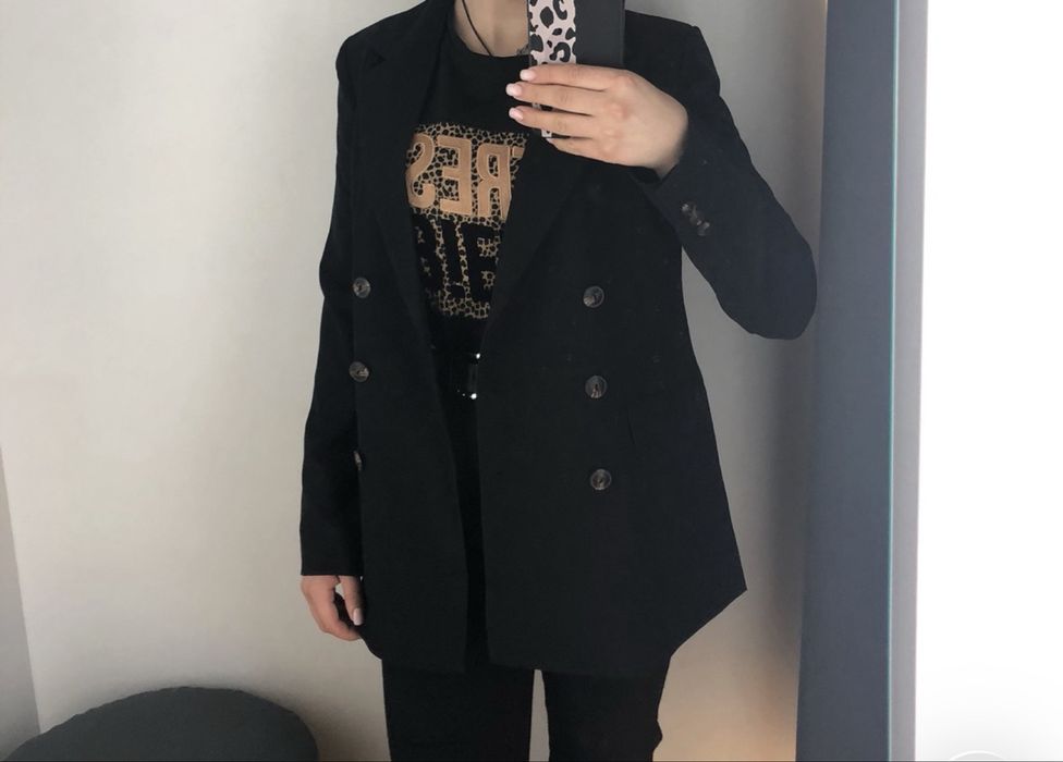 Піджак жакет чорний  cher