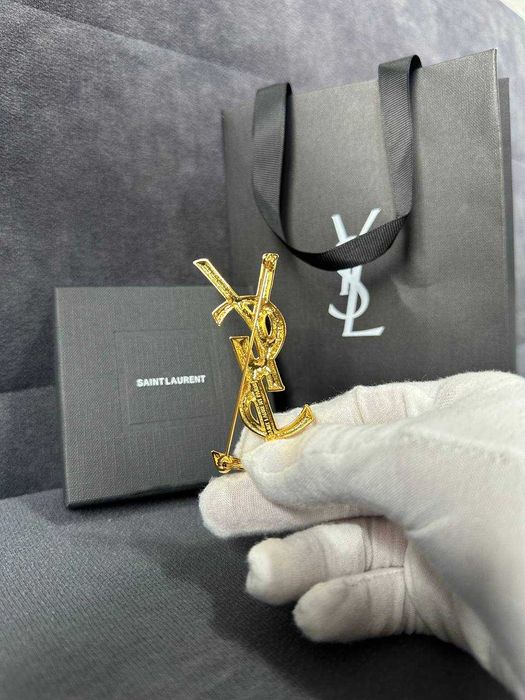 Broszka YSL Elegancka Nowa