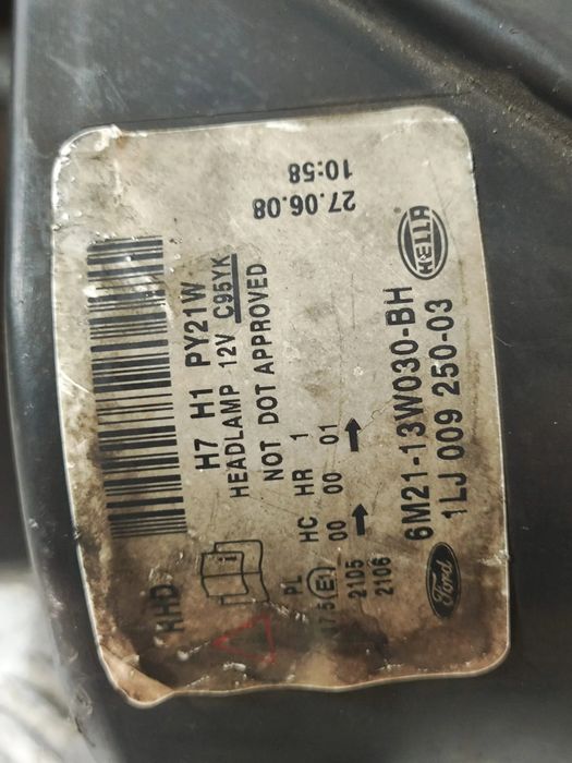 Otica oticas esquerda direita original  FORD S-MAX MK1