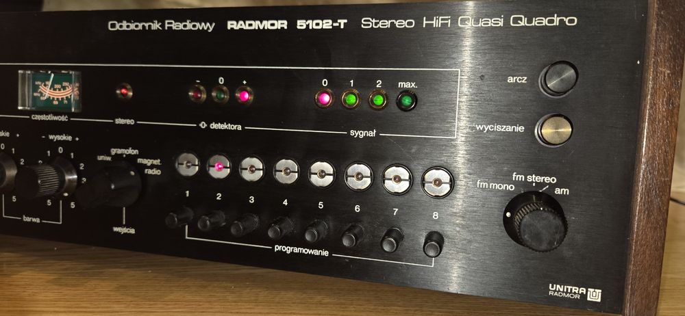 Amplituner RADMOR 5102-T. Sprawny, przestrojony