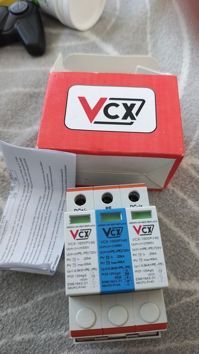 Ogranicznik przepięć 1000VDC VCX T2 3P (iskier)