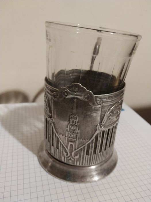 Вінтажний підтаканник, мельхіор