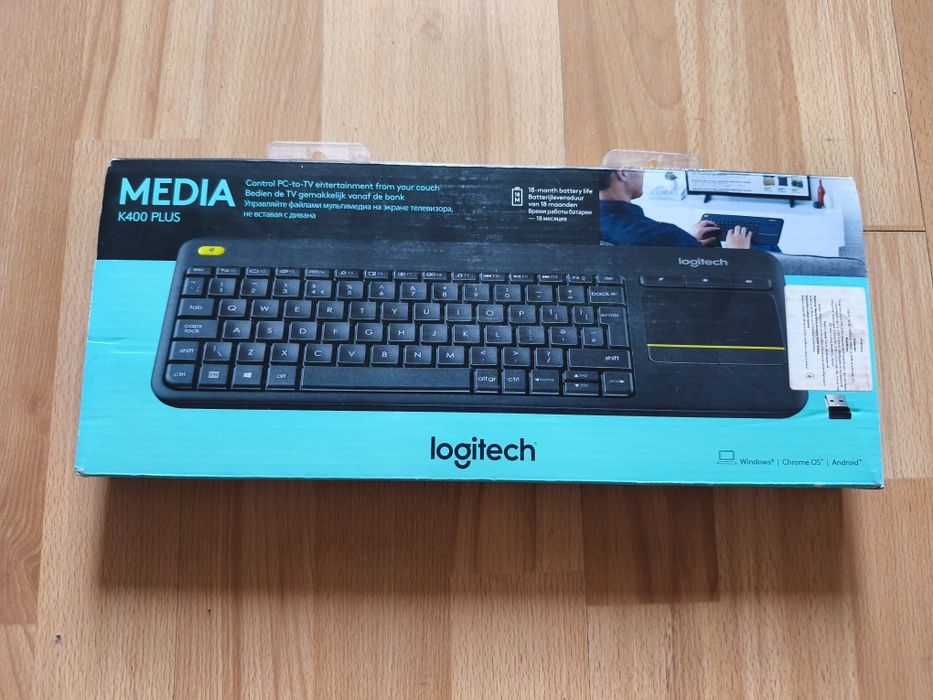Беспроводная клавиатура Logitech K400 Plus dark (920-007147)