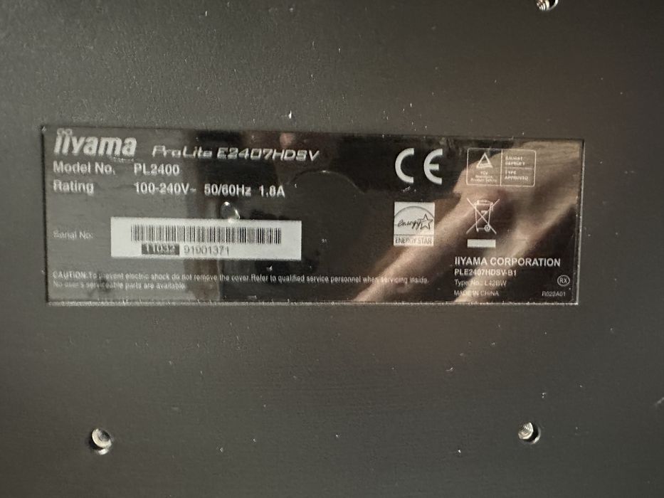 Monitor iiyama ProLite E2407HDSV – 24″ Full HD