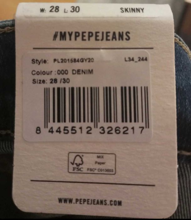 Spodnie Jeans firmy PePe Jeans London