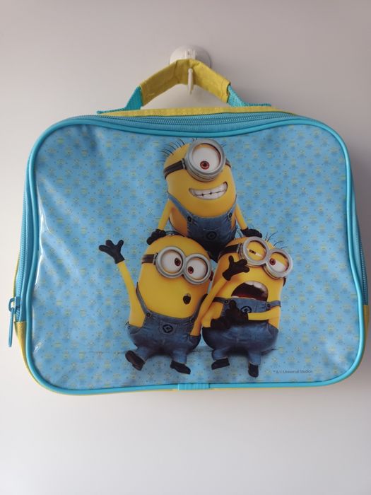 Torba śniadaniowa termiczna Minionki, 20 x 25 cm