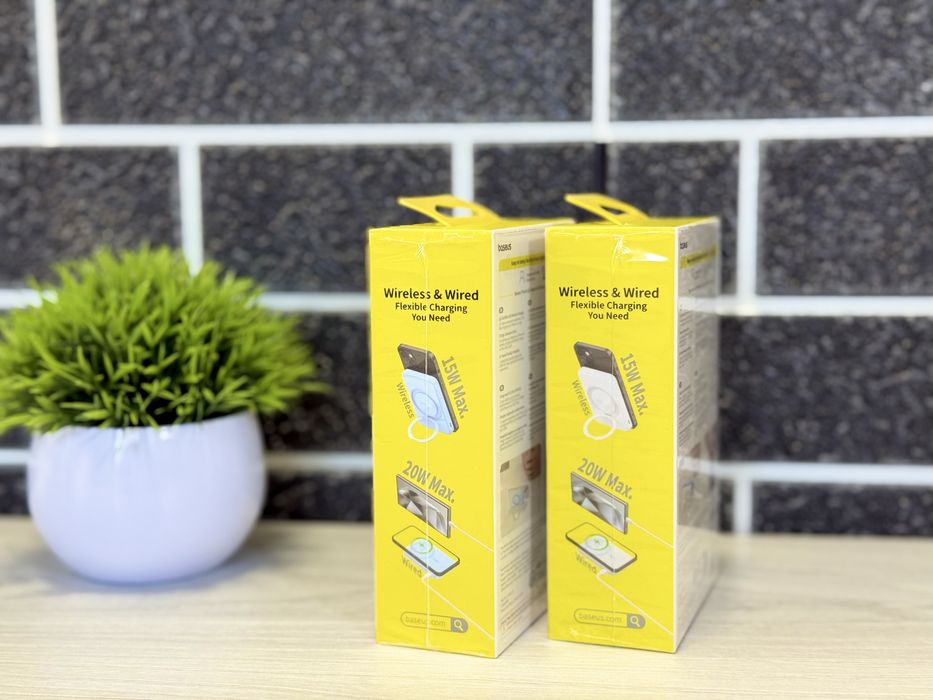Baseus PicoGo Qi2 павербанк 5000 mAh MagSafe бездротова зарядка