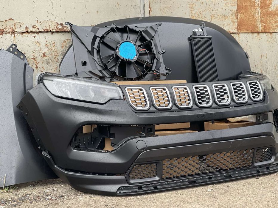 Бампер jeep compass 2022-2023/фара jeep compass 2022-2024