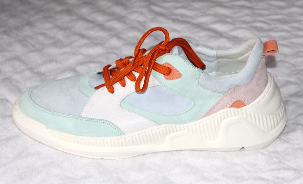 skóra kozia buty sportowe 40 niebieskie białe ochnik hogl nike