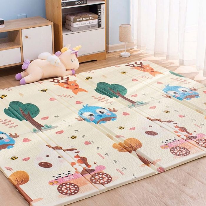 Mata edukacyjna piankowa dla dzieci 200x150cm miarka