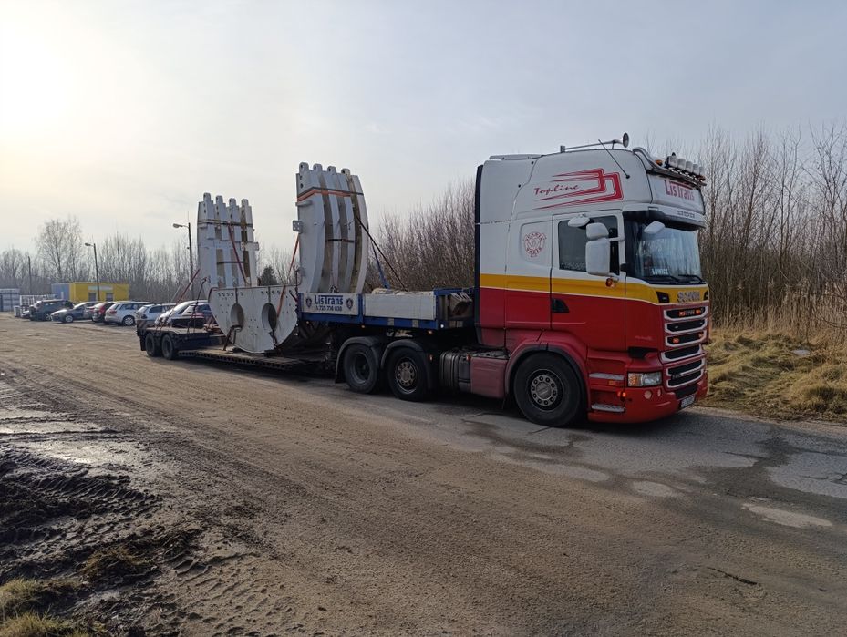 Transport kombajnów,sieczkarni i innych maszyn budowlanych