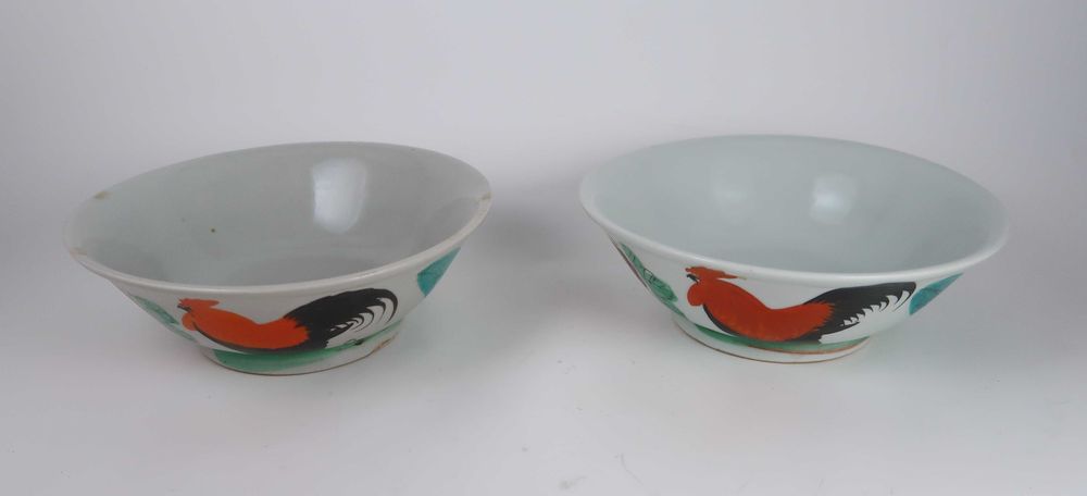 2 taças da China - Galos