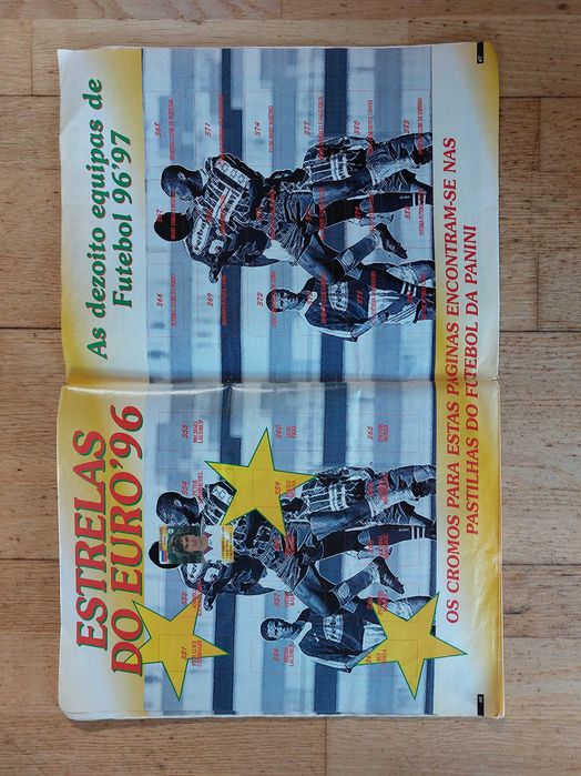 Caderneta de cromos "Futebol 96-97" - Completa