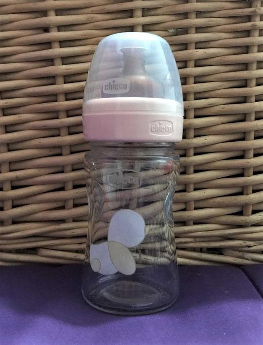 Conjunto biberões e chucha para frutas