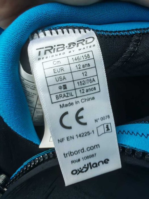 Fato de mergulho TRIBORD 5 mm [146 a 158 cm]