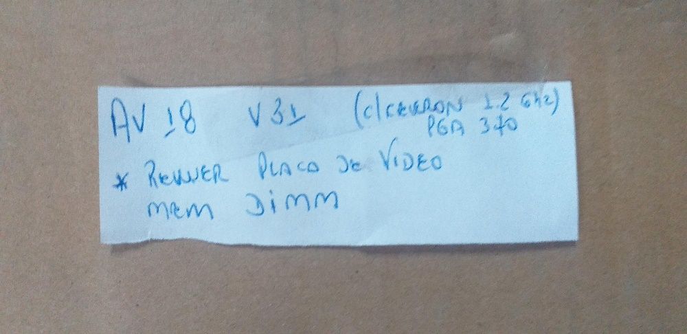 MotherBoard SHUTTLE AV18V31 Socket370 SDRAM ISA PCI