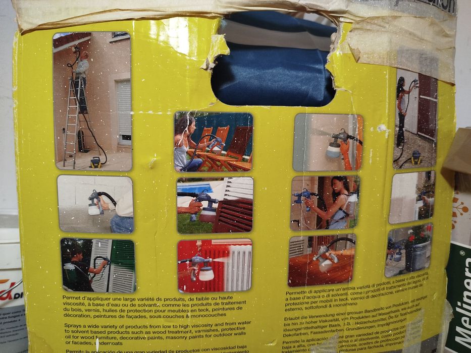 Pistola pintura base água e acrílica