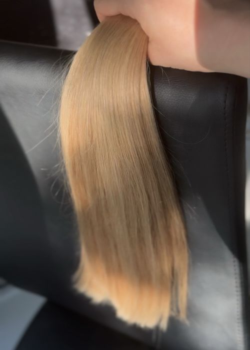 Włosy Tape-On Invisible Beżowy Blond (14) 100g • 40cm • 20kanapek