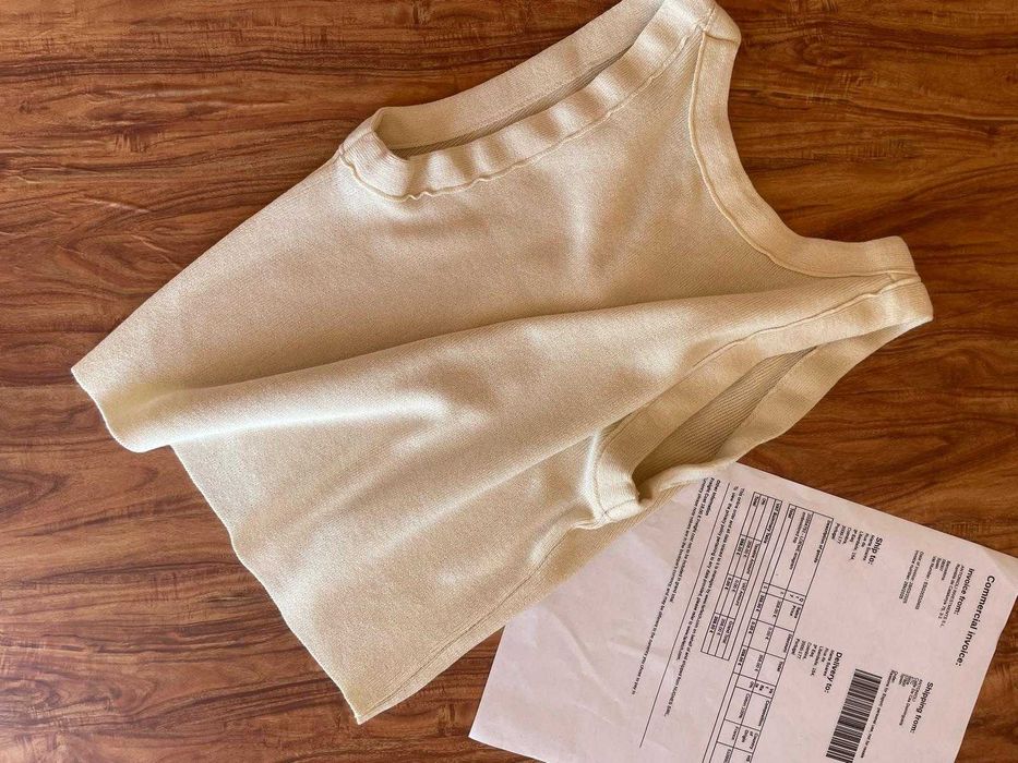 Top Miu Miu Creme Pequeno