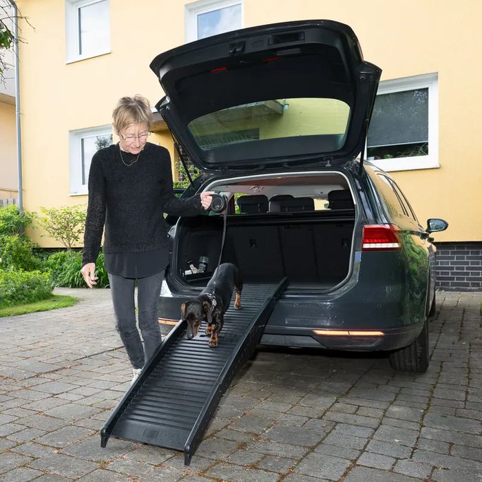 TIAKI Plastikowa Rampa dla Psa 153x40x12,5cm do 35kg