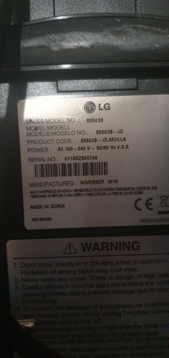 Проектор BX503B-JD lg