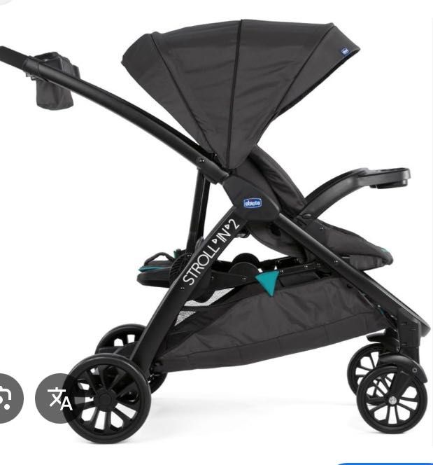 Carrinho chicco Stroll in 2 azul - novo