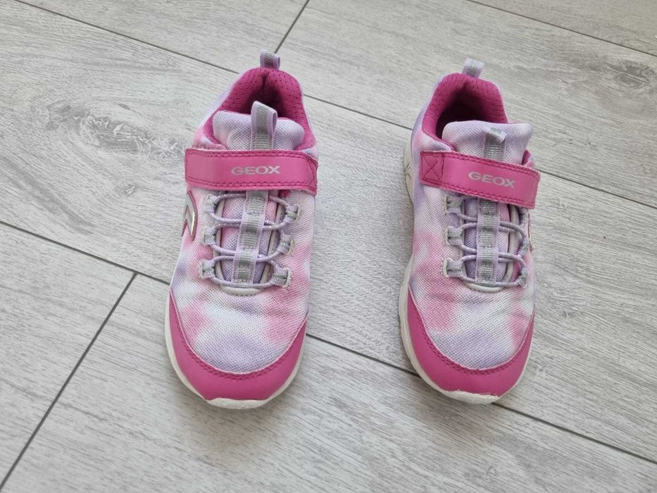Sportowe Adidasy Różowe Geox 31 Na Rzepy