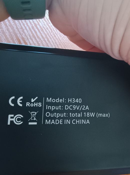 Ładowarka indukcyjna podwójna, havic, 18W,