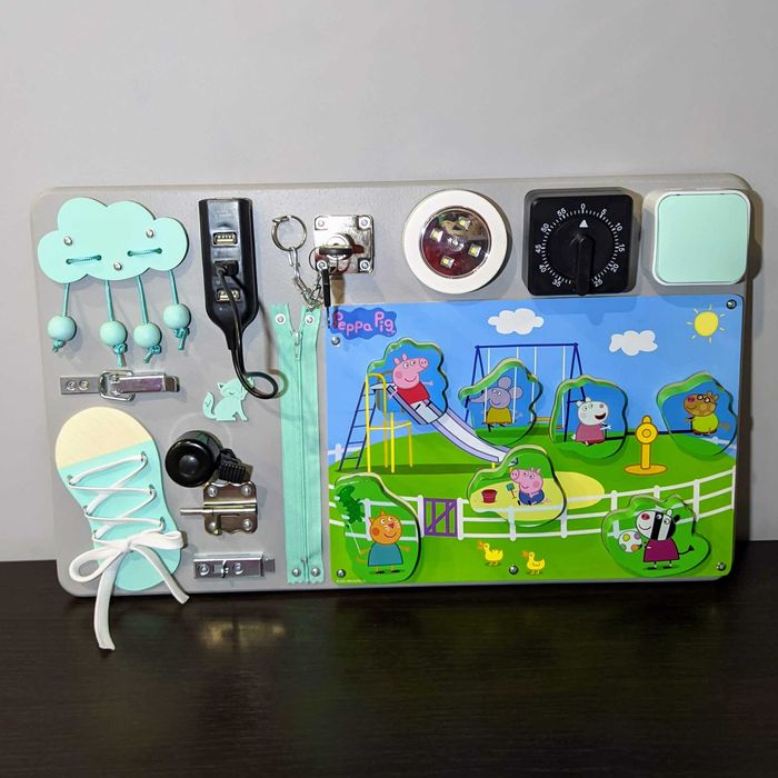 Tablica manipulacyjna 50x30cm Puzzle Hub USB