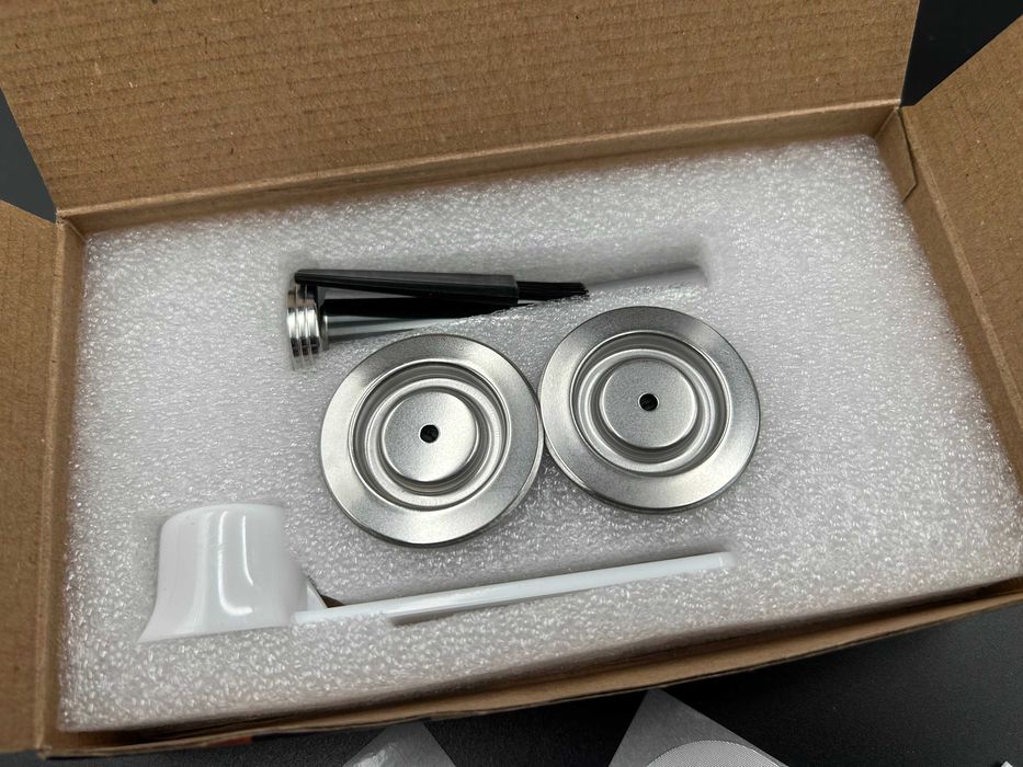 2x Kapsułka do kawy wielokrotnego użytku Expresso Stal nierdzewna