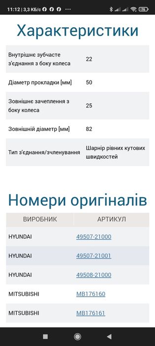 Шрус напруженій...