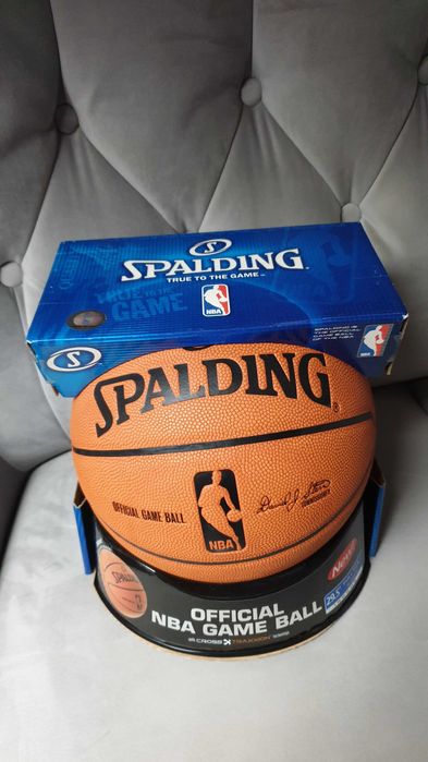 Skórzana piłka do koszykówki NBA SPALDING Official GAME BALL Jordan