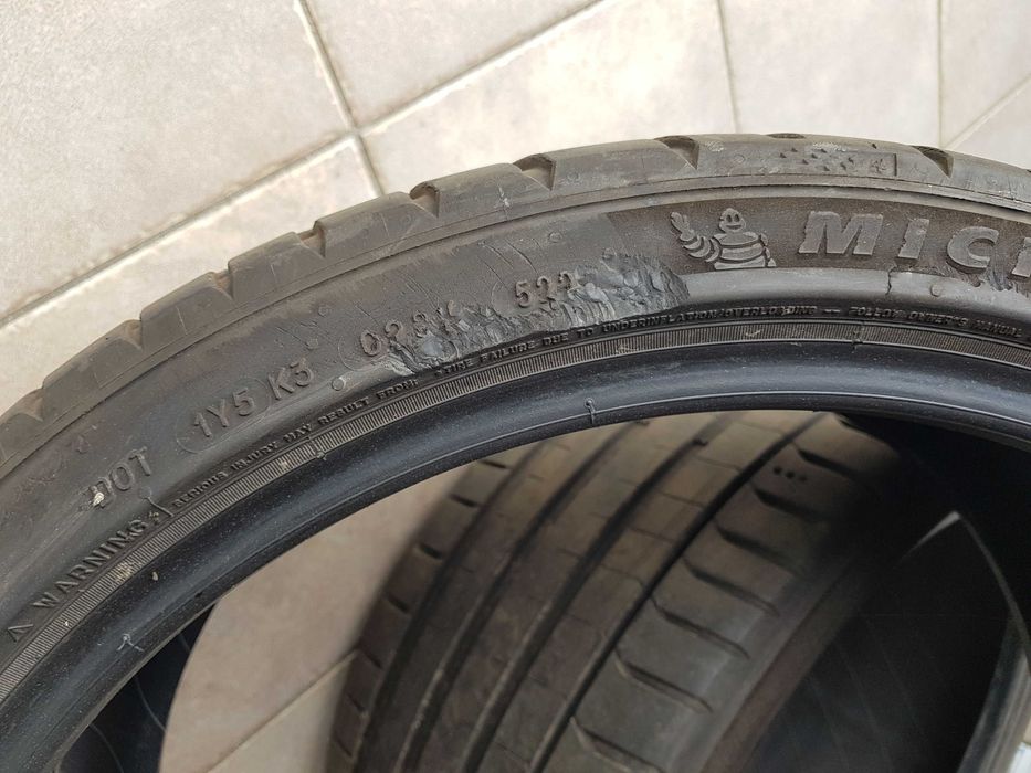 Opony letnie Michelin Pilot Sport 5 245/35/19 93Y 2022 rok z bieżnikiem 4,5-5mm