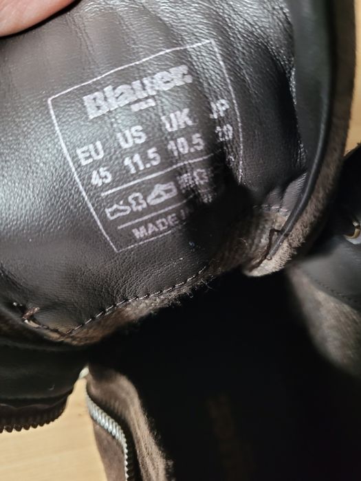Blauer Iuka botki sznurowane 45