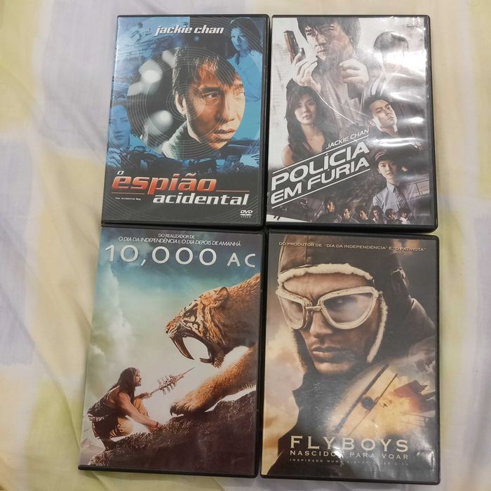 Vendo DVDs usados em muito bom estado