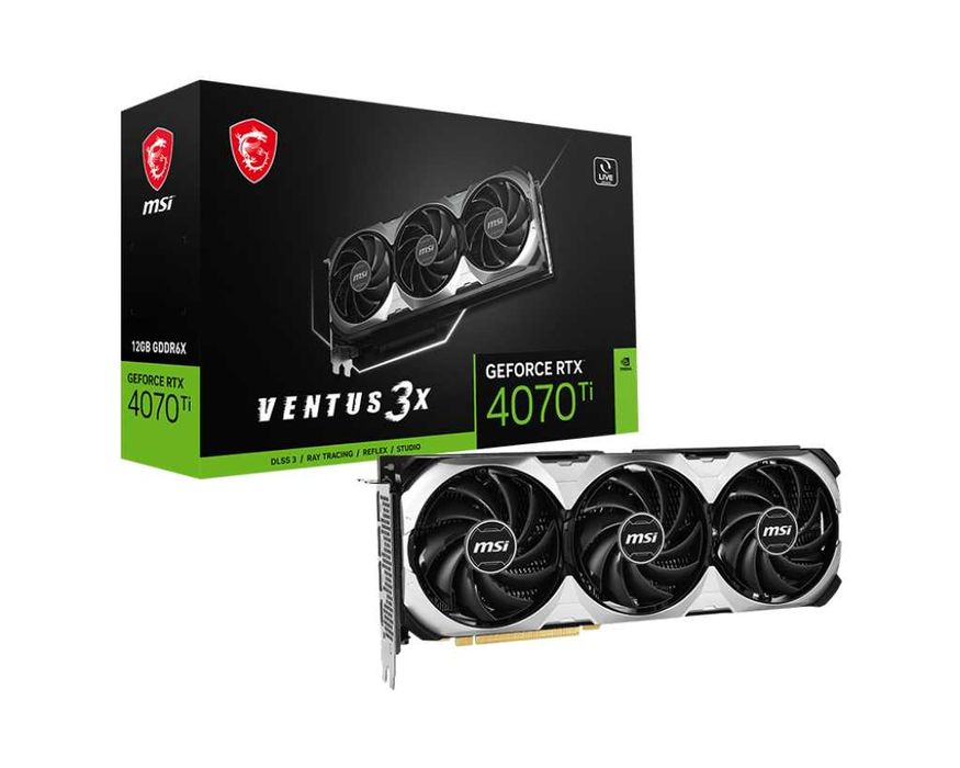 Placa Gráfica MSI Geforce RTX 4070 Ti Ventus 3X 12G OC DLSS3