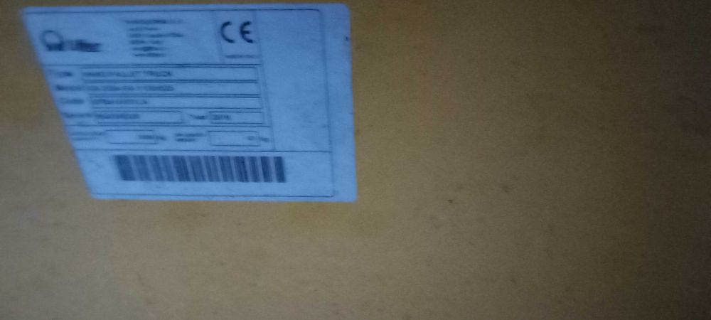 Paleciak  firmy Lifter ład. 2500t.