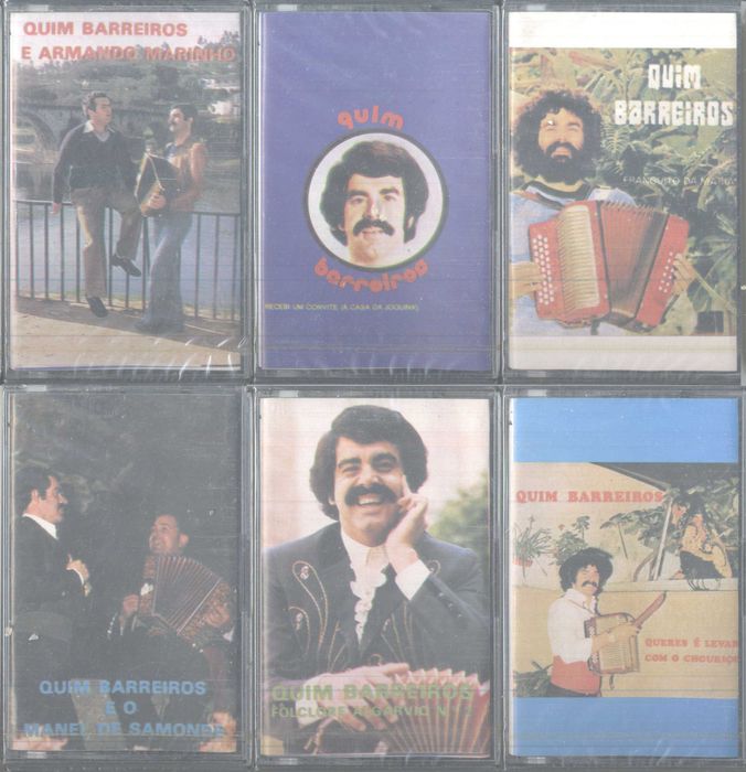 Quim Barreiros Cassetes Novas Seladas Discos de Vinil