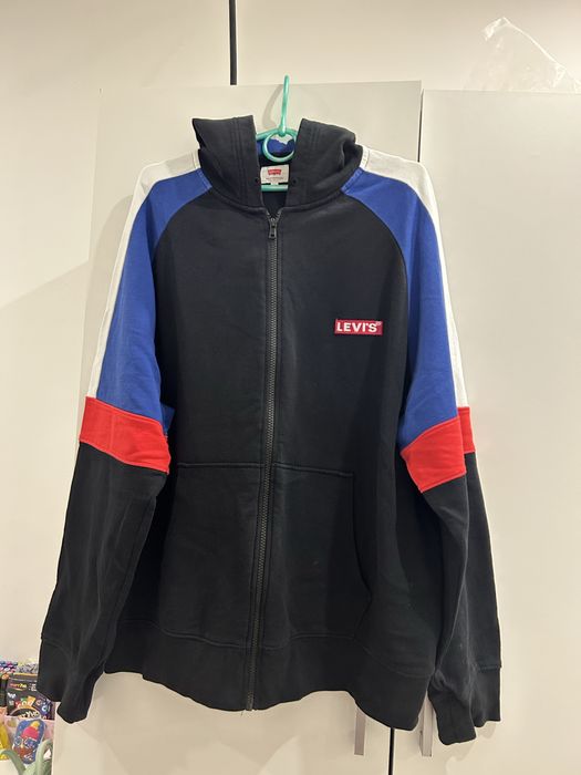 Кофта зіп-худі чорний Levis оригінал, чоловічий